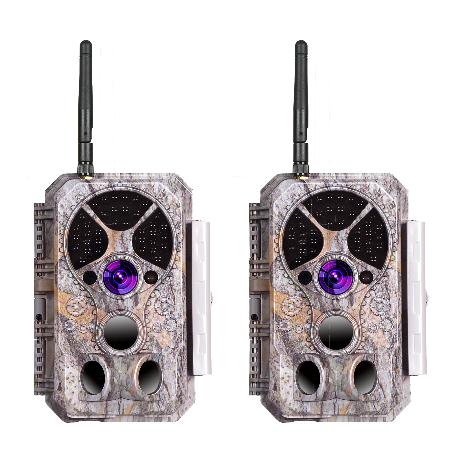 2-tlg. Wildkamera Wlan Fotofalle Jagdkamera Wildtierkamera 32MP 1296P 0,1s Schnelle Trigger Geschwindigkeit Nachtsicht Bewegungsmelder 110°PIR IP66 Wasserdichter | A350W Grau 2-tlg. Wildkamera Wlan Fotofalle Jagdkamera Wildtierkamera 32MP 1296P 0,1s Schnelle Trigger Geschwindigkeit Nachtsicht Bewegungsmelder 110°PIR IP66 Wasserdichter | A350W Grau von BlazeVideo