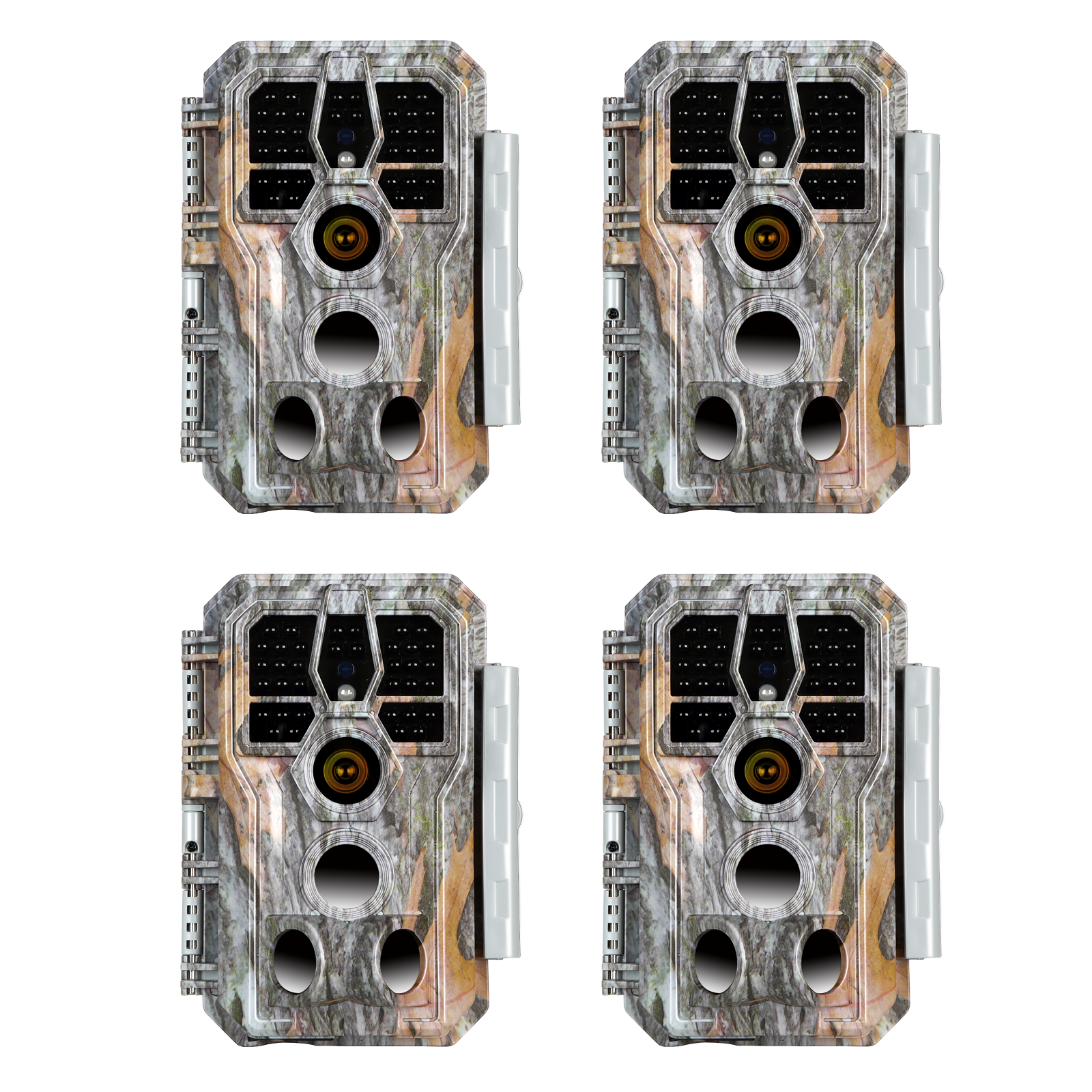 4-tlg. Wildkamera 32MP 1296p mit Audio und Bewegungsmelder Nachtsicht Max. Entfernung bis 100 Füße, 0,1s Trigger Geschwindigkeit , IP66| A280 4-tlg. Wildkamera 32MP 1296p mit Audio und Bewegungsmelder Nachtsicht Max. Entfernung bis 100 Füße, 0,1s Trigger Geschwindigkeit , IP66| A280 von BlazeVideo