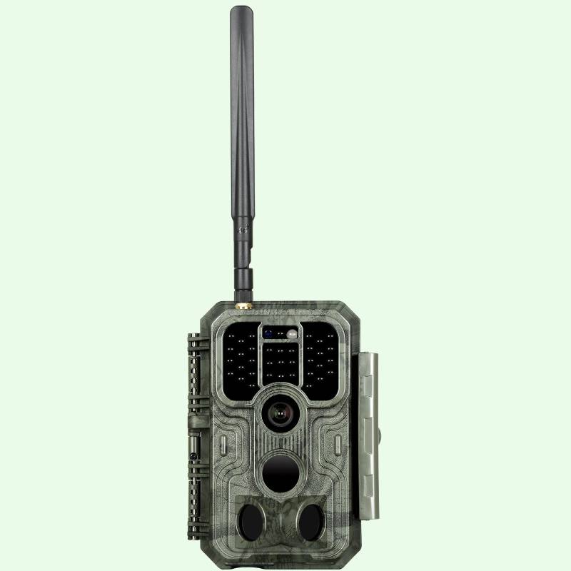 4G LTE Wildkamera Fotofalle Wildtierkamera 120° Bewegungserkennung 48MP 1296P Nachtsicht IP66 wasserdicht und 32GB SD Karte | 390GA von BlazeVideo