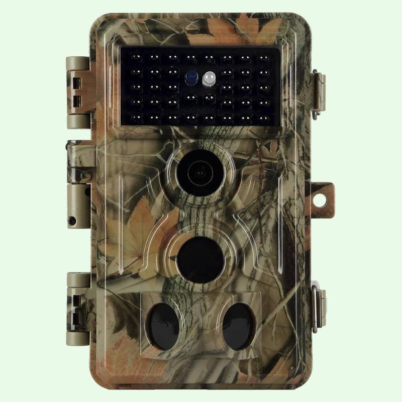 Wildkamera 48MP 2304*1296p mit Bewegungsmelder Nachtsicht Maximale Entfernung bis 90 Füße, 0,1s Trigger Geschwindigkeit , IP66 Wasserdichter / A262 von BlazeVideo
