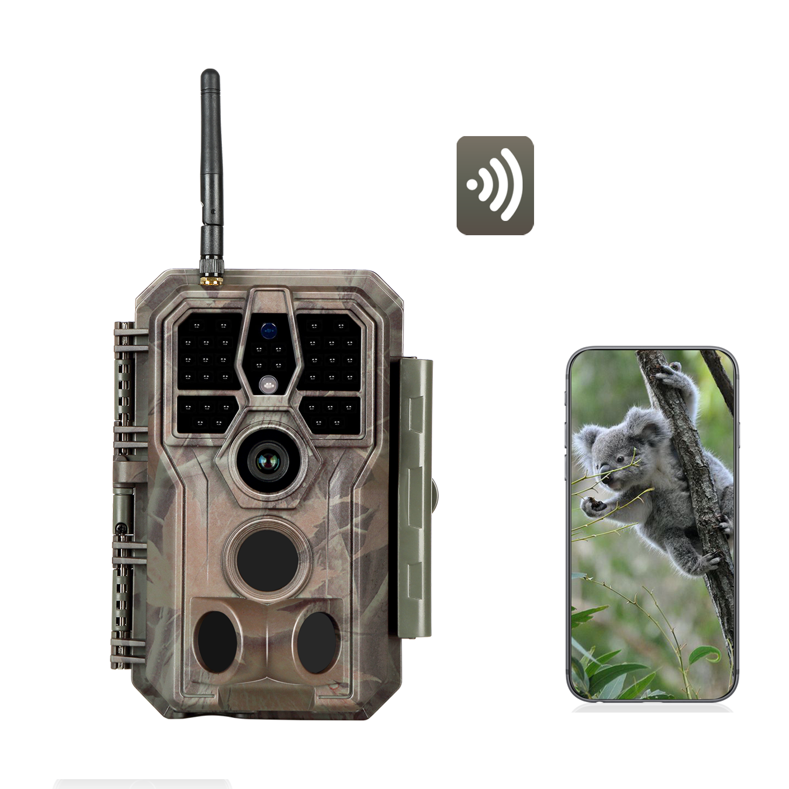 Wildkamera Wlan Fotofalle Jagdkamera Wildtierkamera 32MP 1296P 0,1s Schnelle Trigger Geschwindigkeit Nachtsicht Bewegungsmelder 120°PIR IP66 Wasserdichter | A280W Braun Wildkamera Wlan Fotofalle Jagdkamera Wildtierkamera 32MP 1296P 0,1s Schnelle Trigger Geschwindigkeit Nachtsicht Bewegungsmelder 120°PIR IP66 Wasserdichter | A280W Braun von BlazeVideo