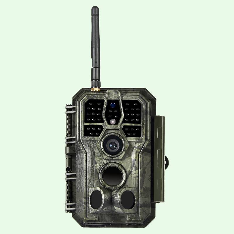 Wildkamera Wlan Fotofalle Jagdkamera Wildtierkamera 64MP 1296P 0,1s Schnelle Trigger Geschwindigkeit Nachtsicht Bewegungsmelder 120°PIR IP66 Wasserdichter | A280W Grün von BlazeVideo