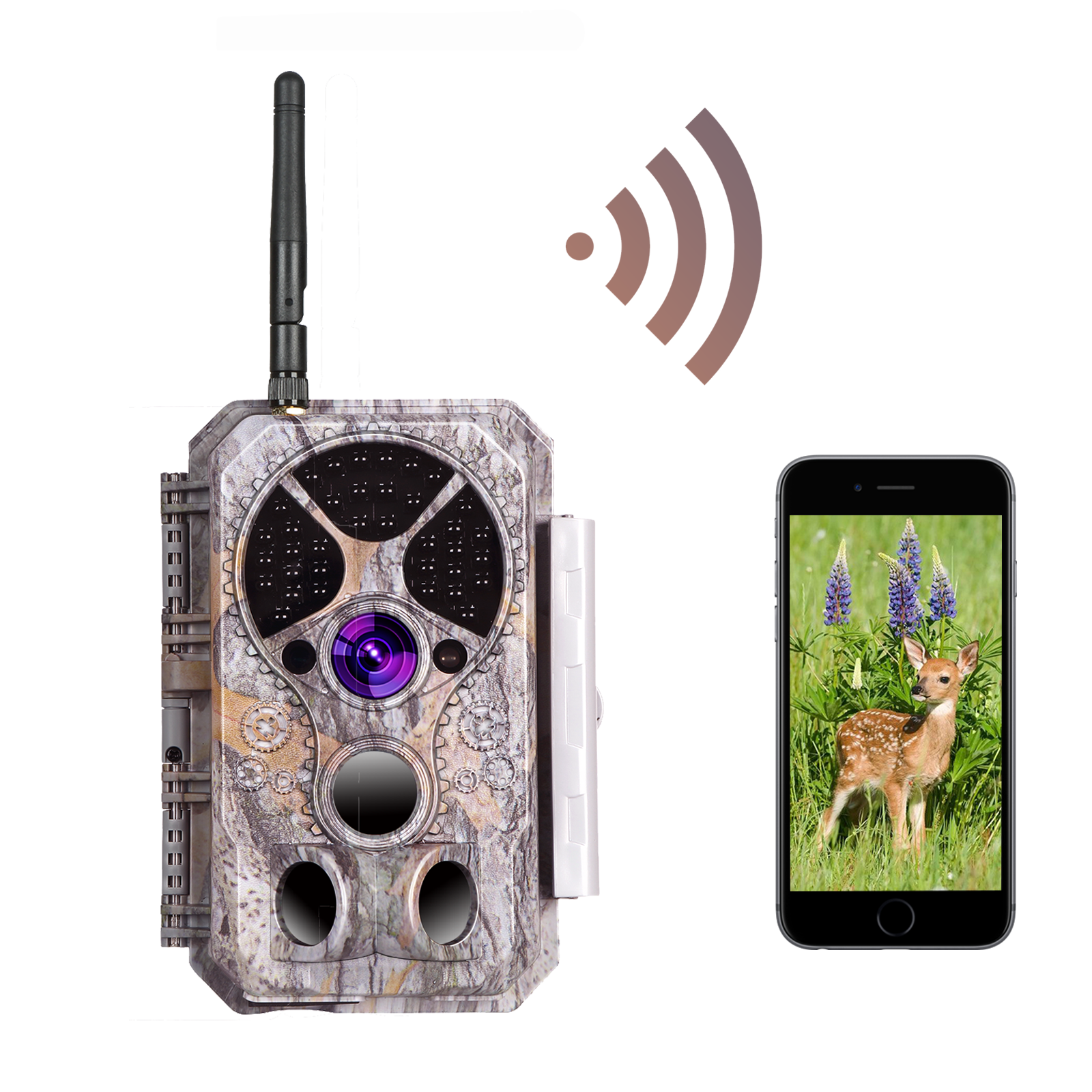 Wildkamera Wlan Fotofalle Jagdkamera Wildtierkamera 32MP 1296P 0,1s Schnelle Trigger Geschwindigkeit Nachtsicht Bewegungsmelder 120°PIR IP66 Wasserdichter | A350W Wildkamera Wlan Fotofalle Jagdkamera Wildtierkamera 32MP 1296P 0,1s Schnelle Trigger Geschwindigkeit Nachtsicht Bewegungsmelder 120°PIR IP66 Wasserdichter | A350W von BlazeVideo