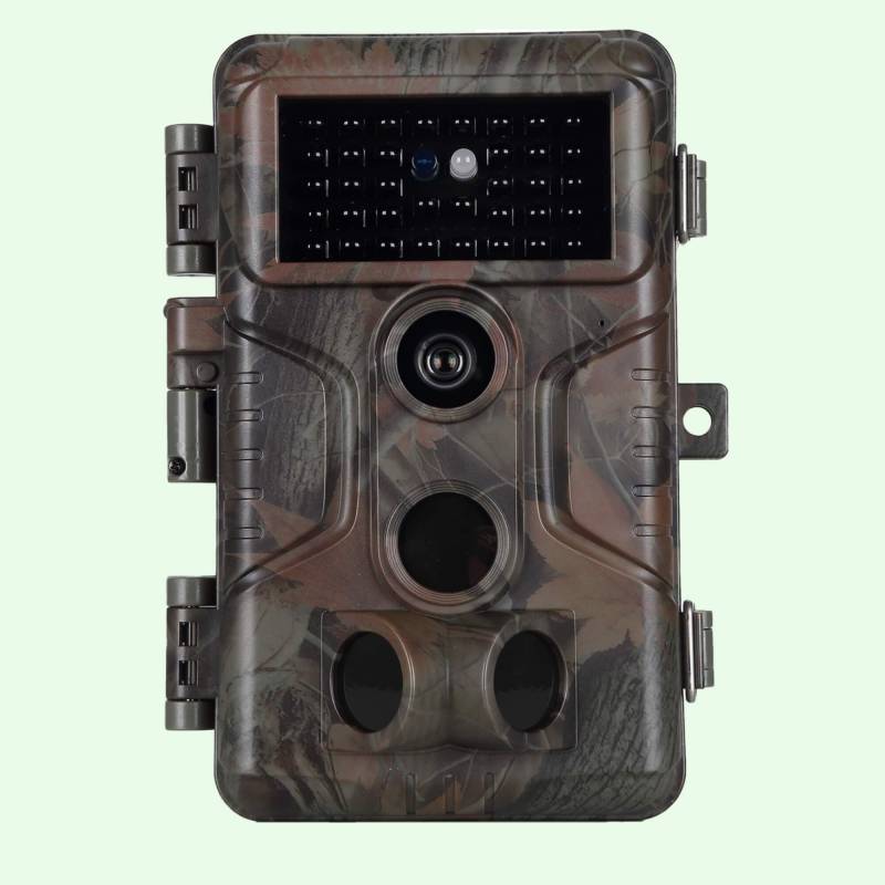 Wildkamera jagd 64MP 1296p Video mit audio und Bewegungsmelder Nachtsicht max. Entfernung bis 100Füße, 0,1s Trigger Geschwindigkeit, Wasserdicht IP66 | A323 von BlazeVideo
