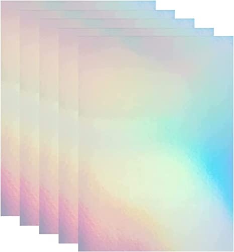 20 Blatt A4 (210x297mm) Clear Holographische Aufkleber Papier Holographische Klare Vinyl Aufkleber Papier Selbstklebende Holographic Overlay von Bleidruck
