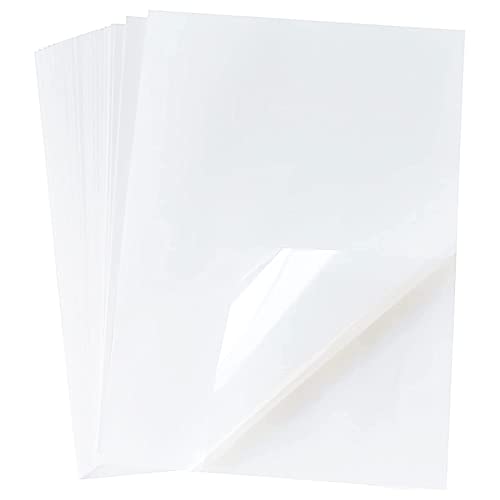 30 Blatt A4 (210x297mm) Transparente Blätter 100% Transparente Folie für Tintenstrahldrucker Siebdruck Overhead Projektor Folie von Bleidruck