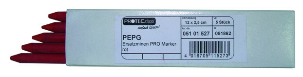 PEPR Ersatzminen PRO Marker rot VE5 von Bleispitz GmbH