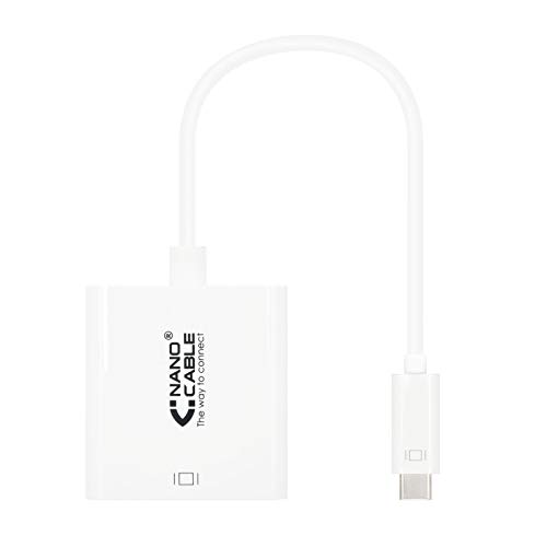 Blendend 15 cm USB-C-auf-DVI-D-Adapter, ermöglicht den Anschluss von USB-C-Geräten an DVI-Monitore, ideal für Präsentationen und grafische Arbeiten. von Blendend
