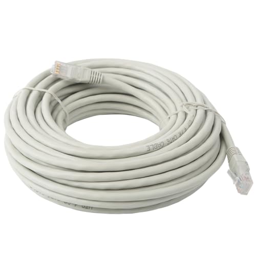 Blendend 15 m langes CAT6-Patchkabel in Grau – ideal für Hochgeschwindigkeitsnetzwerke und effiziente Datenübertragung. von Blendend