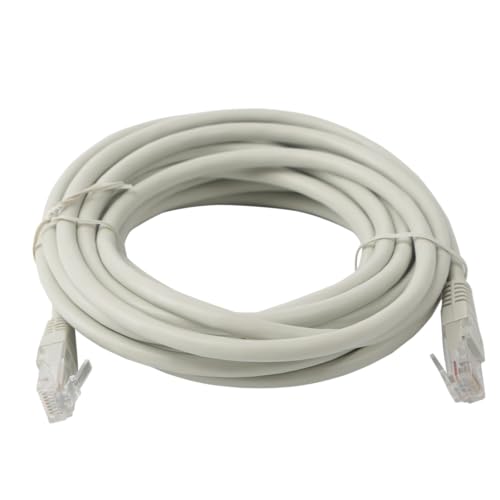 Blendend 5 Meter langes CAT6-Patchkabel in grau – ideal für Hochgeschwindigkeitsnetzwerke und effektive Datenübertragung. von Blendend