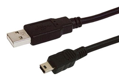 Blendend USB 2.0 Typ A Stecker auf Mini-USB-Kabel, perfekt für den Anschluss von Kameras, Telefonen und mehr. Sorgt für schnelle und sichere Datenübertragung für Ihre technischen Geräte. von Blendend