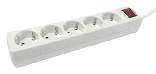 Mehrfachsteckdose mit 5 Steckdosen und 5 m langem Kabel, mit Schalter, ideal für sichere und effiziente elektrische Verbindung mit Mehreren Geräten. Mehrfachsteckdose mit 5 Steckdosen und 5 m langem Kabel, mit Schalter, ideal für sichere und effiziente elektrische Verbindung mit Mehreren Geräten. von Blendend
