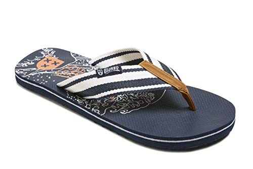 Blenzo - Palm Flip-flop Blau von Blenzo