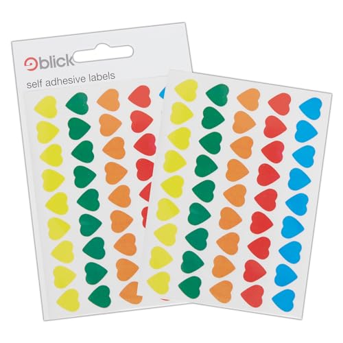 Blick assorted Color Heart Stickers (70 Aufkleber) von Blick