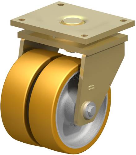 Blickle 290072 LSD-GTH 252K Doppel-Lenkrolle Rad-Durchmesser: 250mm Tragfähigkeit (max.): 3700kg 1S von Blickle