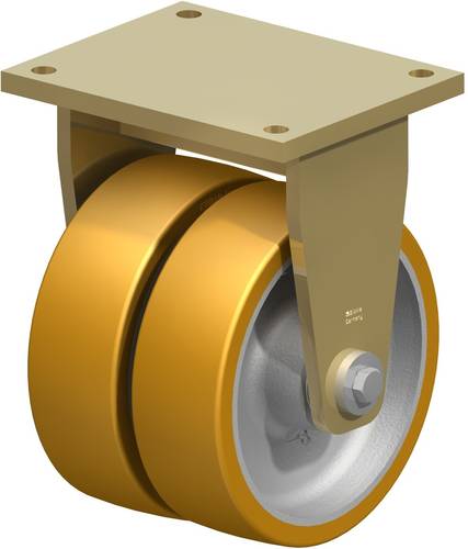 Blickle 310383 BSD-GTH 252K Doppel-Bockrolle Rad-Durchmesser: 250mm Tragfähigkeit (max.): 3700kg 1S von Blickle