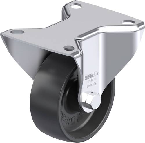 Blickle 46136 B-PP 80G Stahlblech-Bockrolle Rad-Durchmesser: 80mm Tragfähigkeit (max.): 120kg 1St. von Blickle