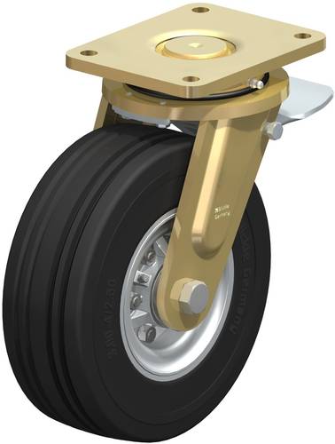 Blickle 755067 LS-VLE 252K-ST Lenkrolle mit Feststeller Rad-Durchmesser: 250mm Tragfähigkeit (max.) von Blickle