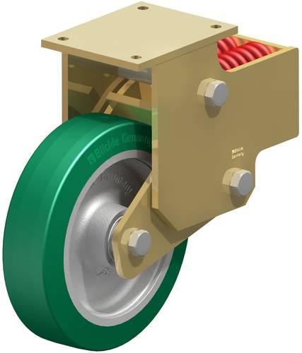 Blickle 755377 BSFN-GST 302K Bockrolle gefedert Rad-Durchmesser: 300mm Tragfähigkeit (max.): 1800kg von Blickle