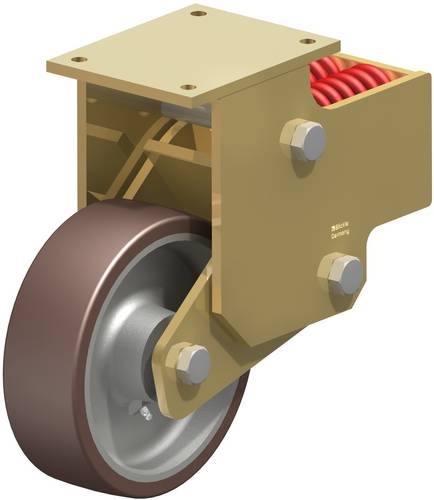 Blickle 755407 BSFN-GB 252K Bockrolle gefedert Rad-Durchmesser: 250mm Tragfähigkeit (max.): 2200kg von Blickle