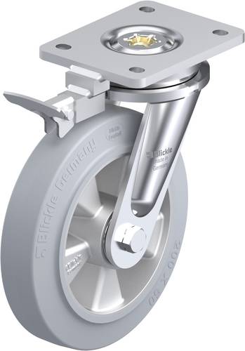 Blickle 852072 LO-ALEV 200K-SG-RI4 Lenkrolle mit Feststeller Rad-Durchmesser: 200mm Tragfähigkeit ( von Blickle