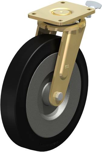 Blickle 852125 LS-SE 360K-Z-RI4 Lenkrolle mit Feststeller Rad-Durchmesser: 360mm Tragfähigkeit (max von Blickle