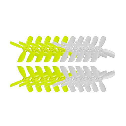 BliliDIY 10 Paar 2035 51.6Mm 4-Blatt Propeller Cw CCW 1.5Mm Befestigungsloch Für Rc Drone von BliliDIY