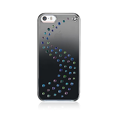 Bling-My-Thing Milky Way Schutzhülle für Apple iPhone SE / 5 / 5S, mit Metallic-Spiegel, Schwarz von Bling My Thing