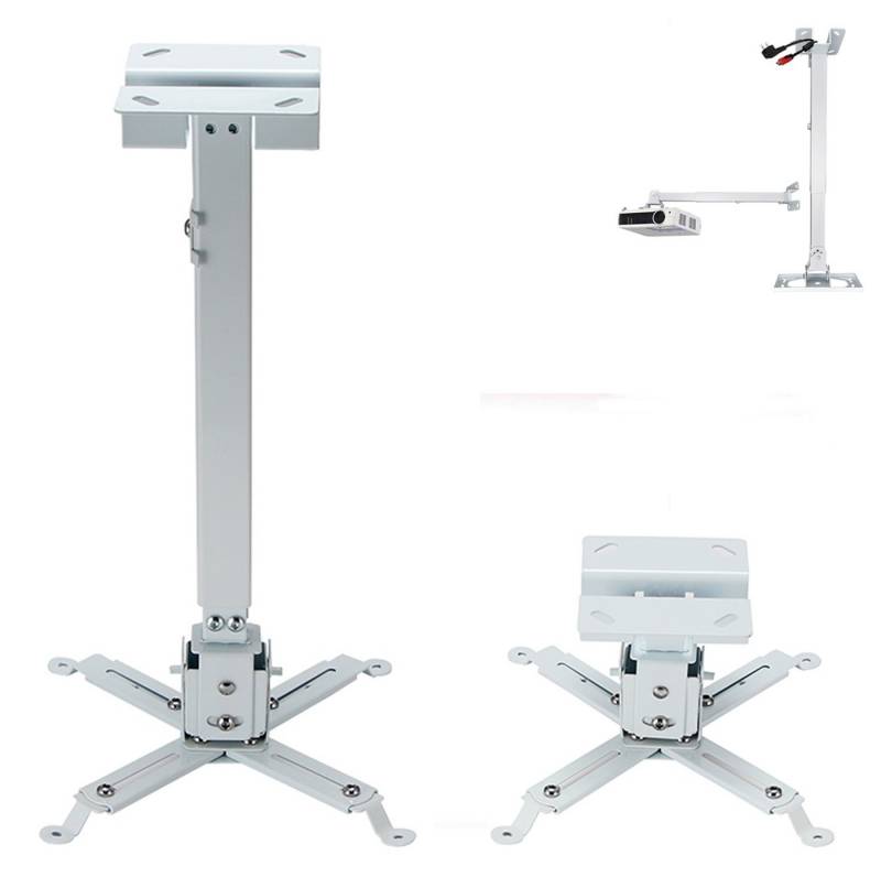BlingBin Beamer Deckenhalterung und Wandhalterung, Einfache Vielseitigkeit Beamer-Deckenhalterung, (1 Set, 1-tlg., Hanger telescopic range: 43-65cm, Deckenbefestigung höhenverstellbar, Qualität/Haltbarkeit) von BlingBin