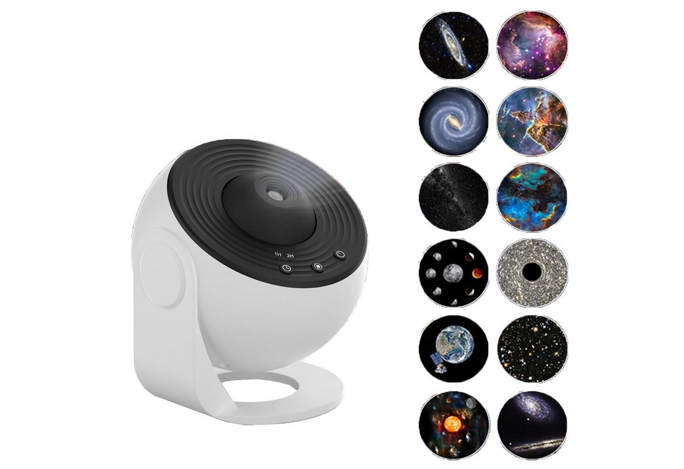 BlingBin Diaprojektor 12-in-1 Planetarium Galaxy Projektor 360° Rotation, mit Lichterketten-4K HD Star Projektor, einstellbarem Timer & Knopf BlingBin Diaprojektor 12-in-1 Planetarium Galaxy Projektor 360° Rotation, mit Lichterketten-4K HD Star Projektor, einstellbarem Timer & Knopf von BlingBin