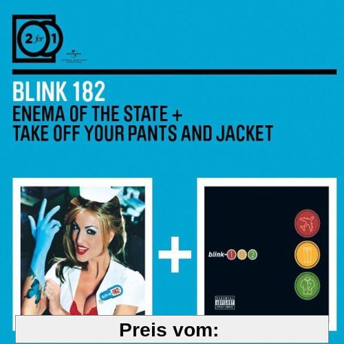2 For 1: Enema Of The State/Take Off Your Pants... (Digipack ohne Booklet) von Blink 182