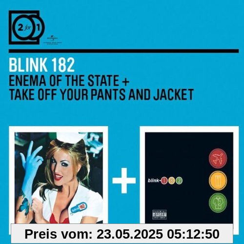 2 For 1: Enema Of The State/Take Off Your Pants... (Digipack ohne Booklet) von Blink 182