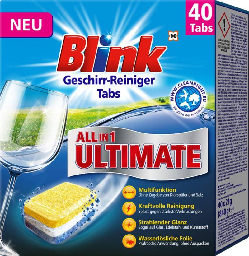 Blink Spülmaschinentabs 40 St. von Blink