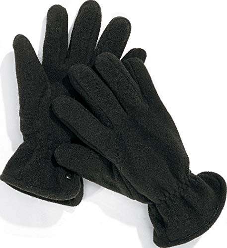 Deltaplus NEVENO Handschuh Aus Polarwolle, Schwarz, Größe Einzelgrösse von Blinky