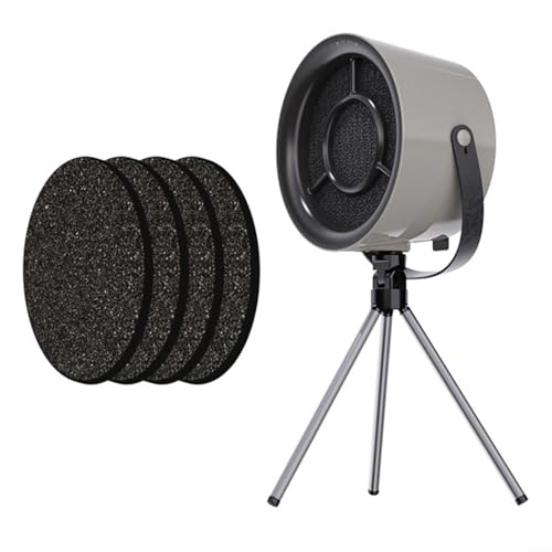 BlissfulAbode Desktop-Dunstabzugshaube, Desktop-Dunstabzugshaube, Mini-Dunstabzugshaube, 3-Gang-Umluft-Mini-Küchenhaube mit Kohlefilter (Nr. 8 mit 4 Filtern) von BlissfulAbode
