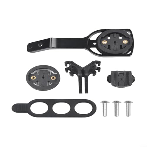Fahrradcomputer-Halterung, stabile Fahrradcomputer-Halterung, kompatibel mit Garmin und Cateye-Modellen für Black Inc-Lenker aus Aluminium Fahrradcomputer-Halterung, stabile Fahrradcomputer-Halterung, kompatibel mit Garmin und Cateye-Modellen für Black Inc-Lenker aus Aluminium von BlissfulAbode