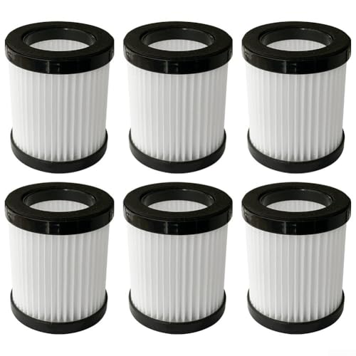 Verlängern Sie die Lebensdauer Ihres Staubsaugers mit waschbaren und wiederverwendbaren Filtern (6er-Pack) von BlissfulAbode
