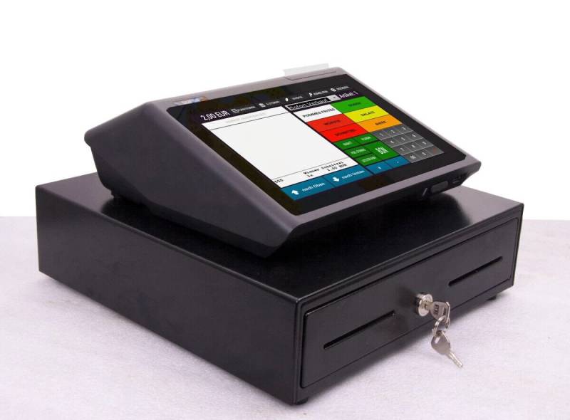 BlitzKasse Registrierkasse 10" All-in-One Kasse für Einzelhandel: Laden Imbiss Studio Salon von BlitzKasse