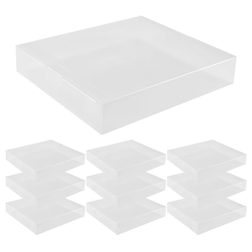 Blmirror Durchsichtige CD-Displaybox, Aufbewahrung für Einzelne Musik-CDs und Karten, Schutzhülle für Alben, Staubschutzhülle A von Blmirror