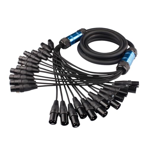 Blmirror Snake-Kabel 4 12-Kanal-XLR-Kabel 3-Polig Männlich zu Weiblich Multi-Media-Professionell Audio-Verlängerungs-Stage-Verlängerungskabel 10MC Blmirror Snake-Kabel 4 12-Kanal-XLR-Kabel 3-Polig Männlich zu Weiblich Multi-Media-Professionell Audio-Verlängerungs-Stage-Verlängerungskabel 10MC von Blmirror
