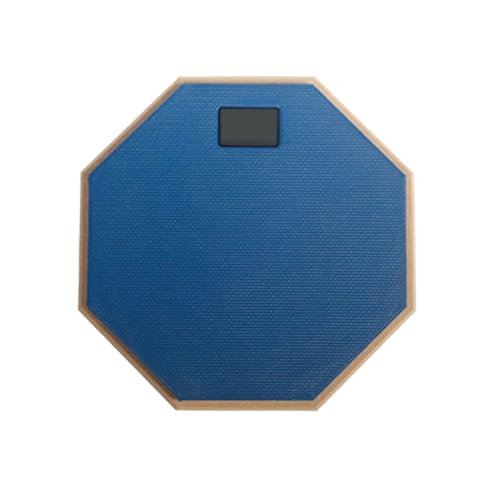 Blmirror Übungs-Drum-Pad zum Schlagzeugspielen, Doppelseitig, Geräuschlos, Übungs-Drum-Pad, Snare-Übungspad, Blau Blmirror Übungs-Drum-Pad zum Schlagzeugspielen, Doppelseitig, Geräuschlos, Übungs-Drum-Pad, Snare-Übungspad, Blau von Blmirror