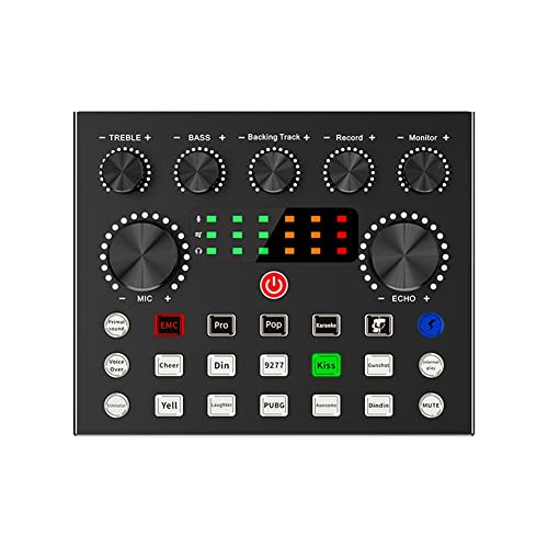Blmirror Zubehör V8S Live-Soundkarte, Kompatibel mit Mehreren Live-Streaming-Plattformen im Ausland von Blmirror