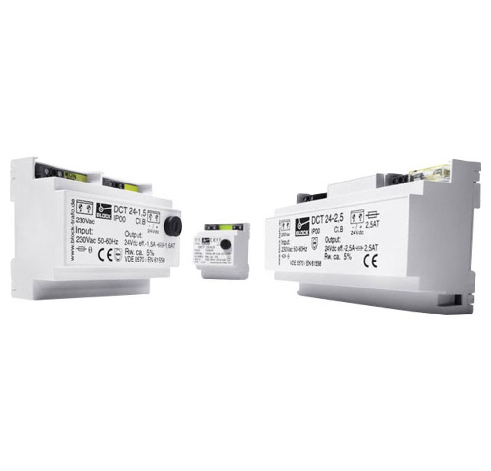Block Block DCT 24-0,5 Ungeregelte Gleichstromversorgung 24 V/DC 0.50 A 12 Hutschienen-Netzteil Block Block DCT 24-0,5 Ungeregelte Gleichstromversorgung 24 V/DC 0.50 A 12 Hutschienen-Netzteil von Block