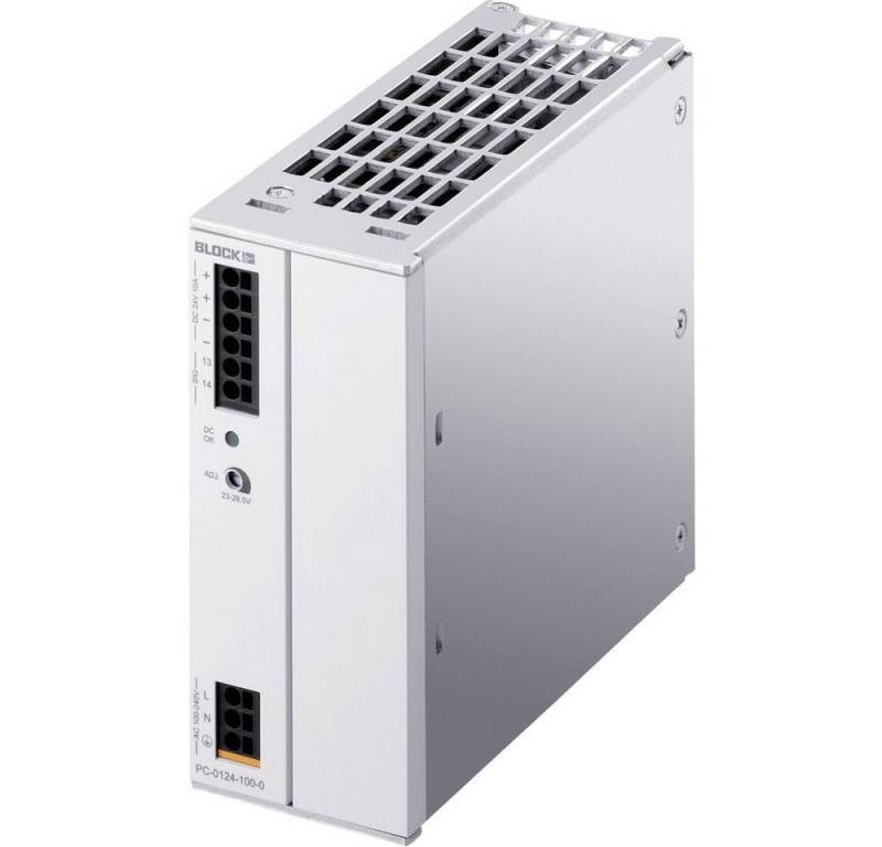 Block Block PC-0124-050-0 Hutschienen-Netzteil (DIN-Rail) 24 V/DC 5 A 120 W Hutschienen-Netzteil von Block
