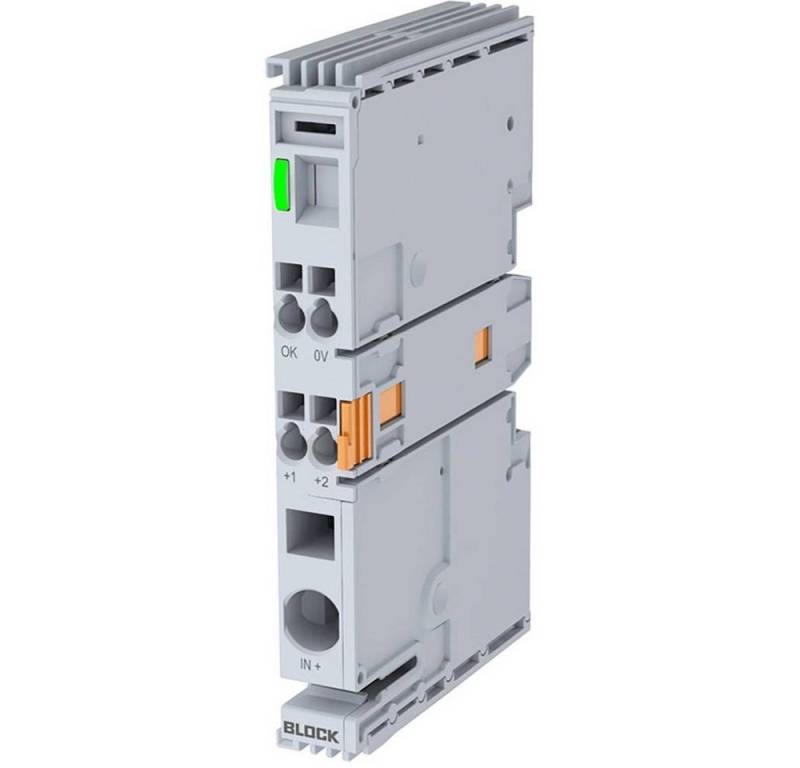 Block Elektronischer Schutzschalter mit Hutschienen-Netzteil von Block