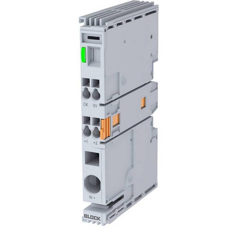 Block Elektronischer Schutzschalter mit Hutschienen-Netzteil von Block