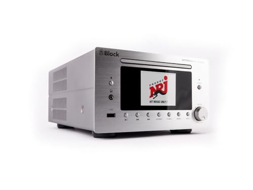 Block MHF-900 Solo CD-Internet-Receiver Mikroanlage (Farbe: diamantsilber) von Block