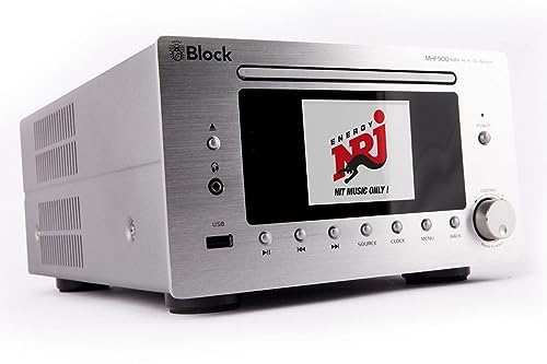 Block MHF-900 Solo CD-Internet-Receiver Mikroanlage (Farbe: saphirschwarz) von Block