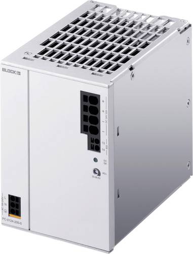 Block PC-0124-200-0 Hutschienen-Netzteil (DIN-Rail) 24 V/DC 20A 480W Anzahl Ausgänge:1 x Inhalt 1St. von Block