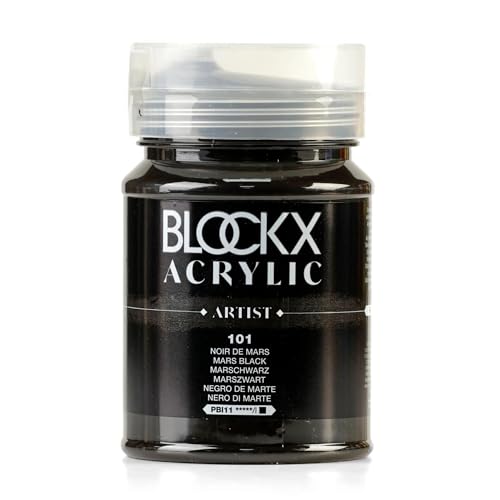 Blockx 65101BXC – Acryl schwarz de Mars – Topf 500 ml Blockx 65101BXC – Acryl schwarz de Mars – Topf 500 ml von Blockx